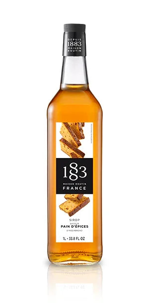 1883 Gingerbread Syrup 1L Glass Bottle