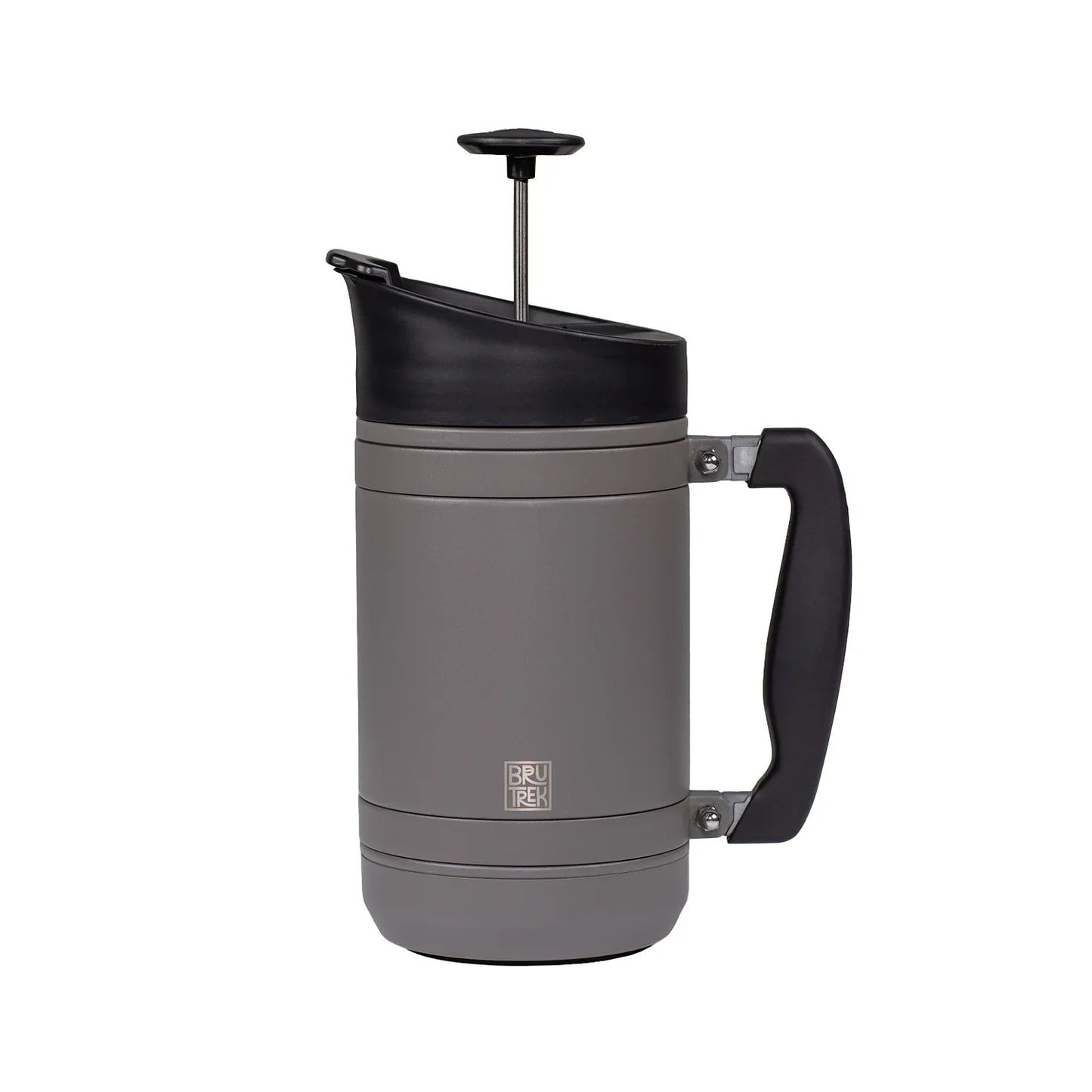 Planetary Design BruTrek Basecamp / Cascade French Press w/ Bru-Stop & spill-proof lid, 32 fl. oz. - Storm Grey - CFP2232