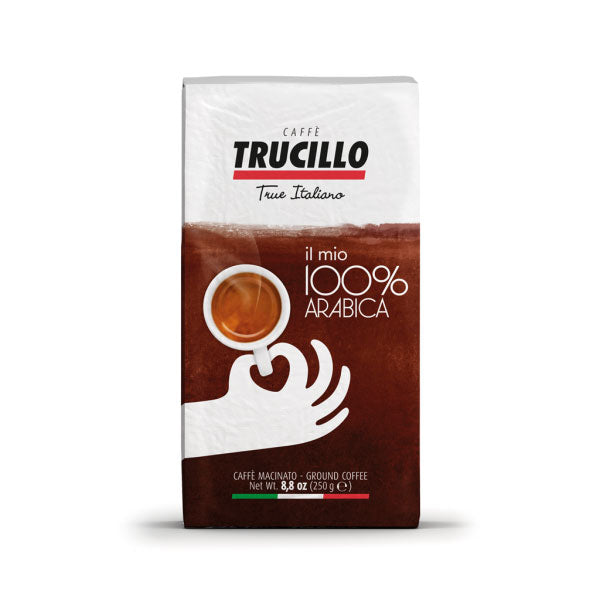Trucillo Il Mio Caffe 100% Arabica Ground Coffee - NEW 250g TIN