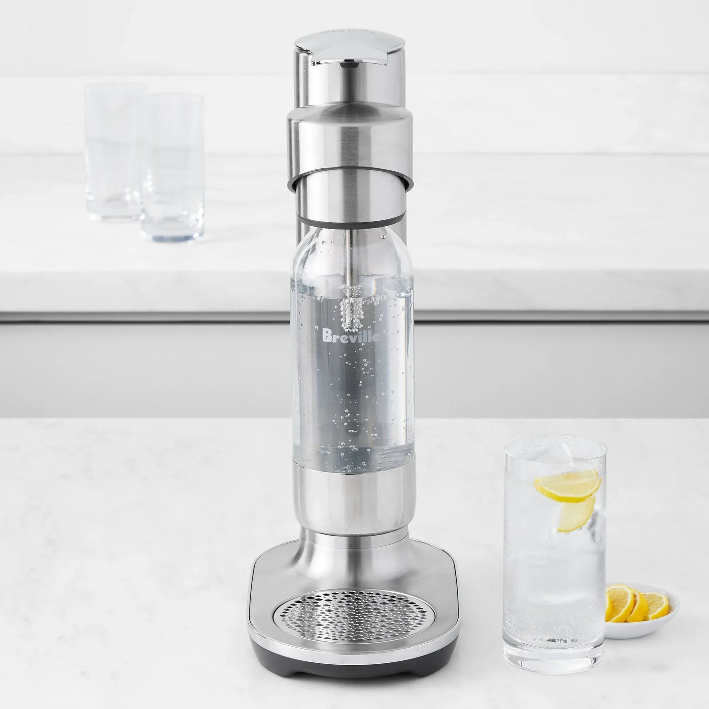 Breville - The Infizz Fusion Stainless Steel Sparkling Water Maker (CO2 Not Included) - BCA800BSS0ZNA1