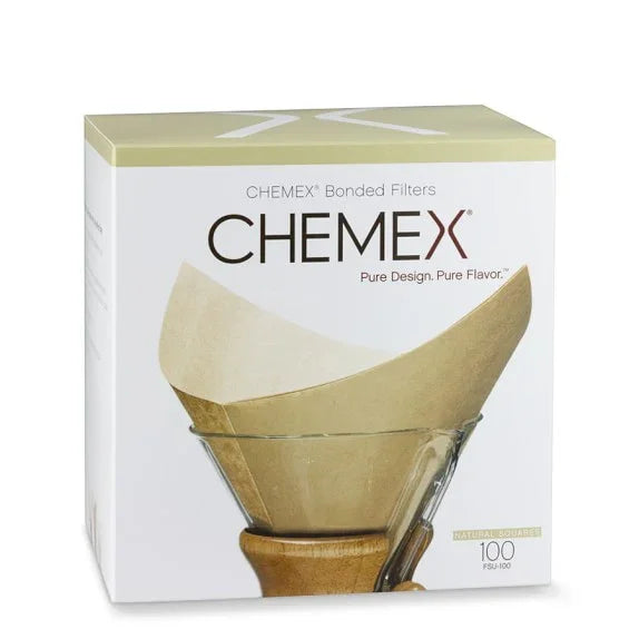 Chemex Pre-Folded Square Natural Filters - FSU-100