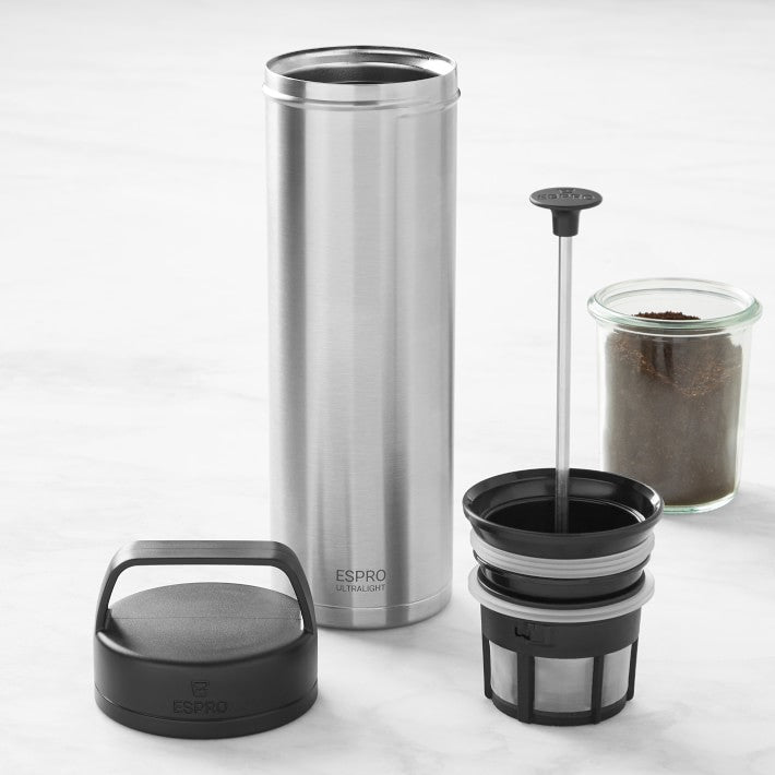 Espro Ultralight Coffee Press P0 16oz/473ml - Brushed Stainless, #5116C-BS