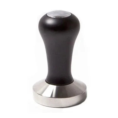 Izzo Tamper - Inox Black Handle 58mm Flat