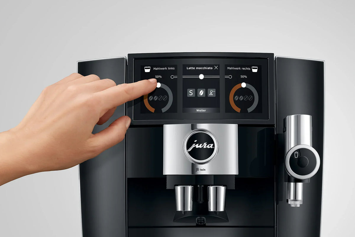 Jura - J8 Twin Diamond Black Superautomatic Espresso Machine - 15658
