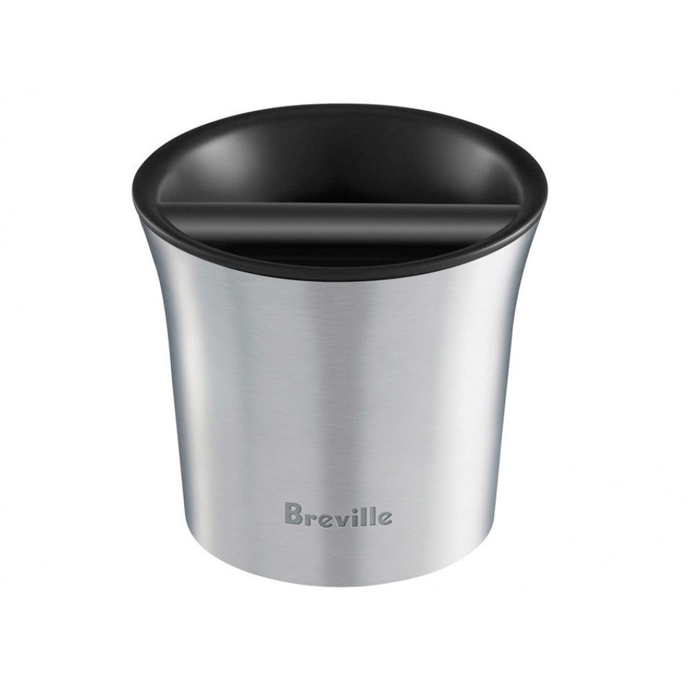 Breville The Knock Box, Round Lg. Stainless Steel BCB100