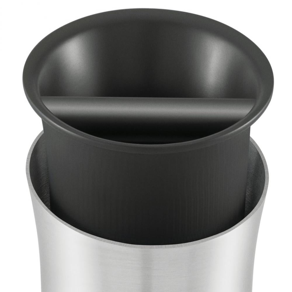 Breville The Knock Box, Round Lg. Stainless Steel BCB100