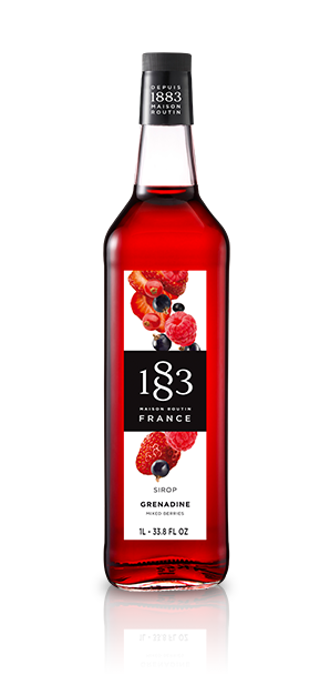 1883 Mixed Berries Syrup 1L Glass Bottle