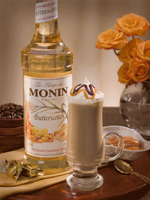 Monin Butterscotch Syrup 1L Bottle
