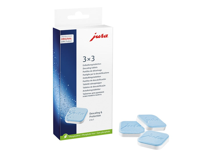 Jura Espresso Machine Descaling Tablets - 3 Pack