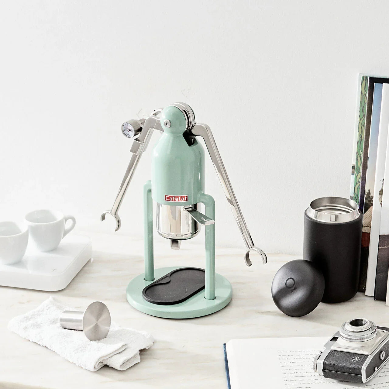 Cafelat Robot Manual Espresso Maker - Barista Version Retro Green - #304