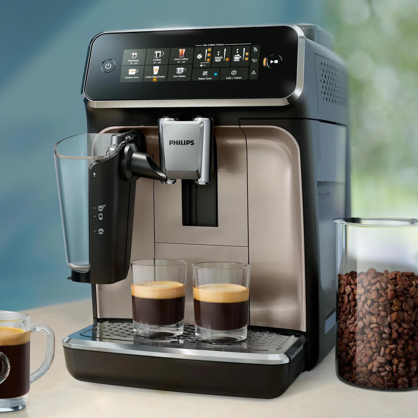Philips / Saeco - 3300 LatteGo + Iced Coffee Superautomatic Espresso Machine - EP3347/90