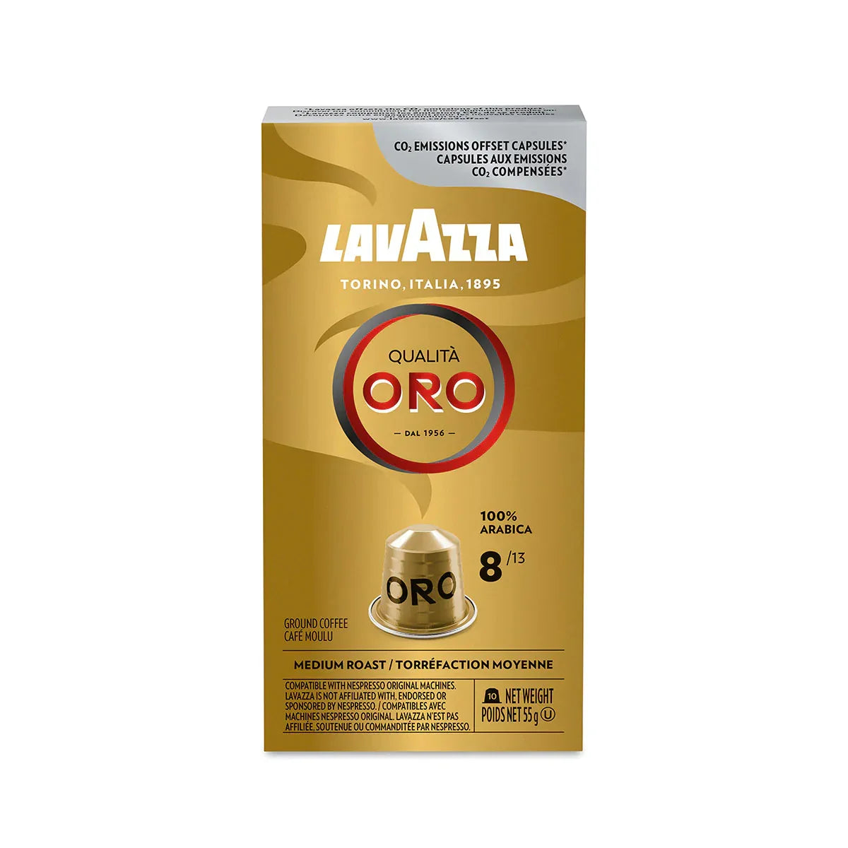 Lavazza Nespresso Compatible Capsule - Oro Box of 10