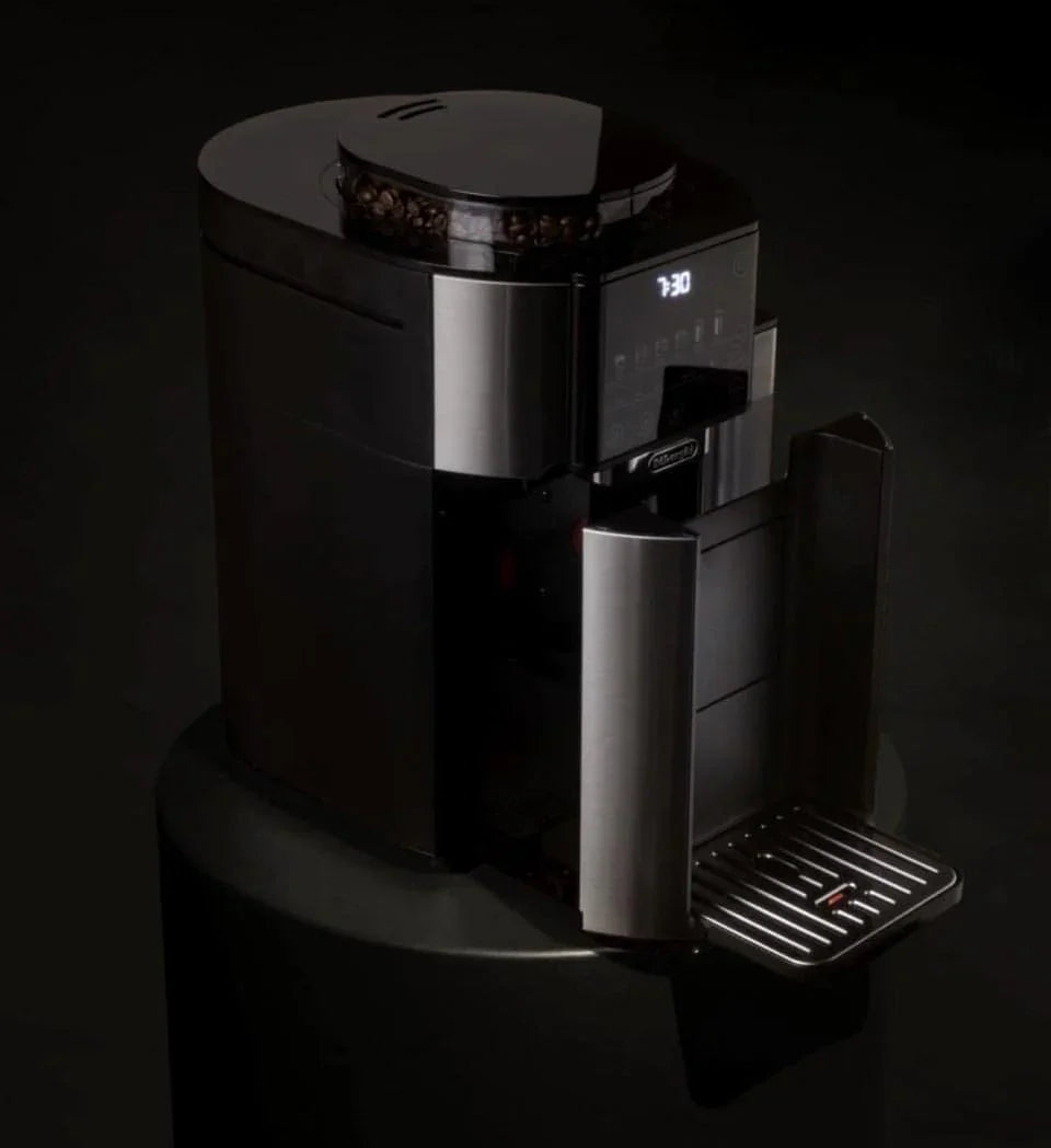 DeLonghi - TrueBrew Automatic Coffee Maker Stainless Steel & Black - CAM51025MB