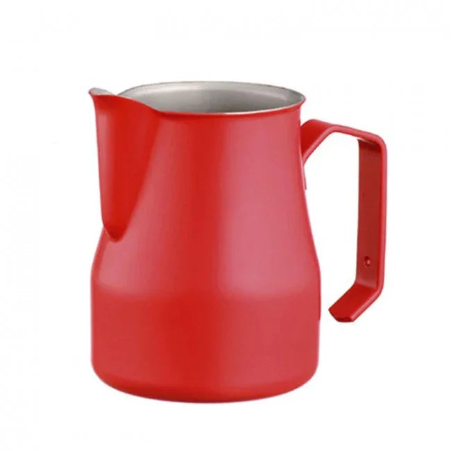 Motta Professional Milk Pitcher MATTE RED #2750. (500ml/17oz) Stainless Steel Inox 18/10