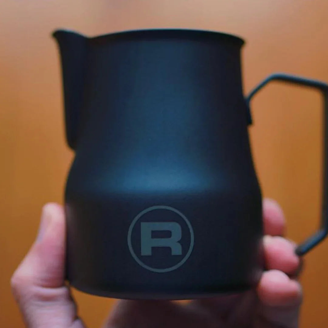 Rocket Logo Frothing Pitcher - 500ml - Black
