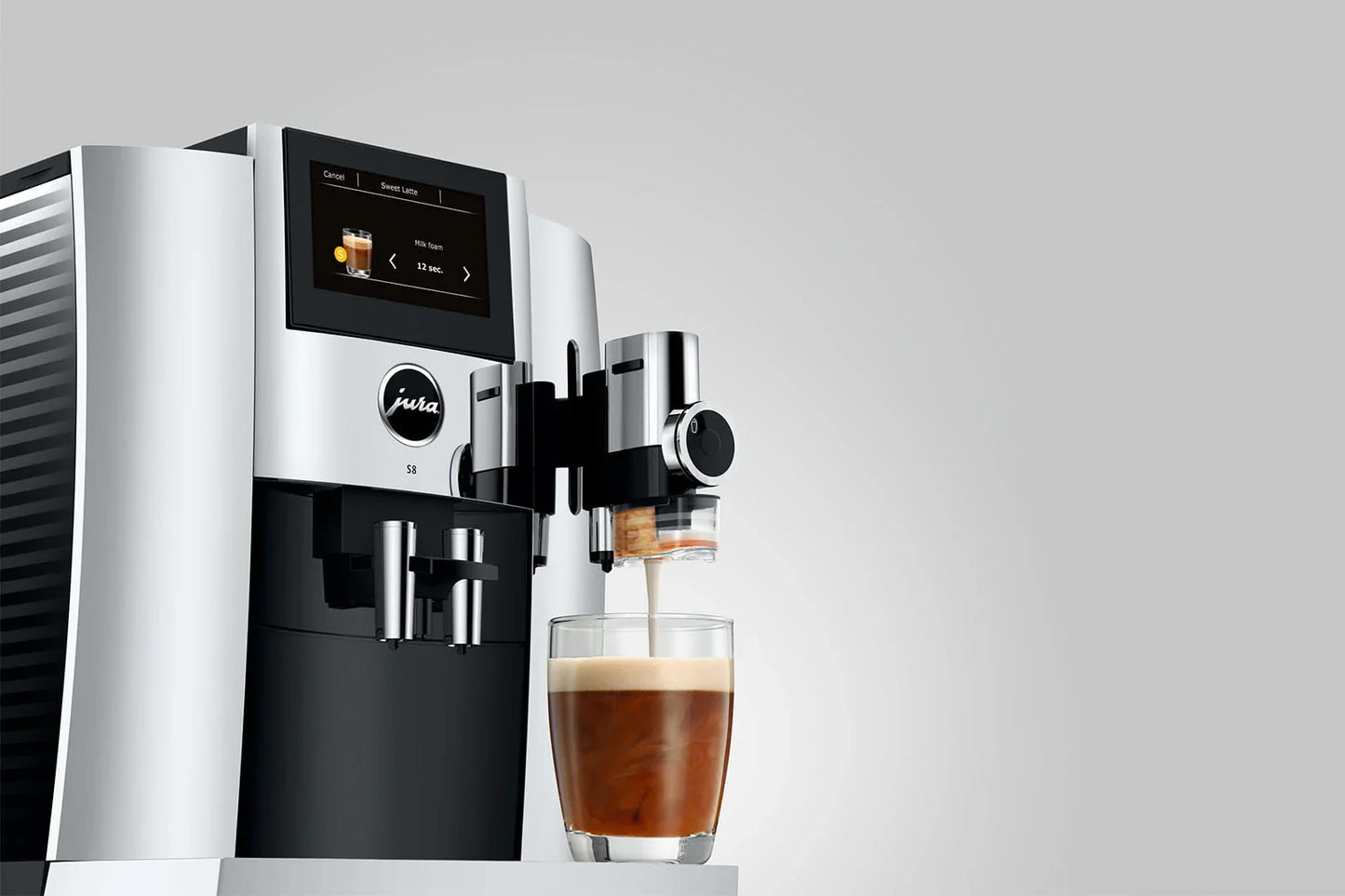 Jura - S8 Superautomatic Espresso Machine Chrome - 15653
