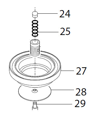 Saeco Gaggia 129854021 Philips TPS Screw for Shower Disc/Percolator (Genuine Spare Part) 9965-300-13107