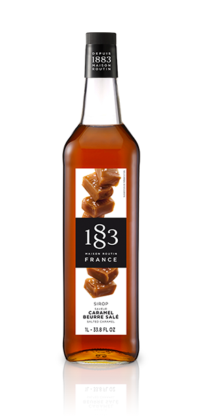 1883 Salted Caramel Syrup 1L Glass Bottle
