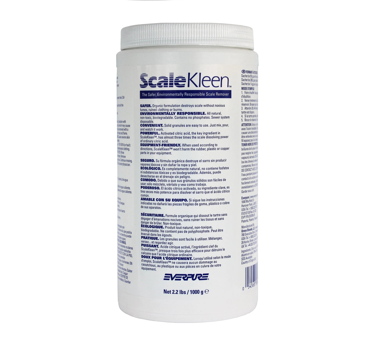 Everpure ScaleKleen Powder Descaler 2.2 lb Jar