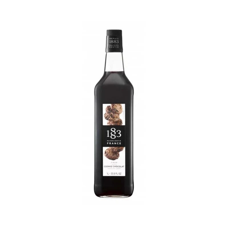 1883 Chocolate Cookie Syrup 1L Glass Bottle