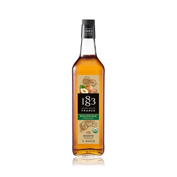 1883 Hazelnut Organic Syrup 1L Glass Bottle 1883 Hazelnut Organic Syrup 1L Glass Bottle