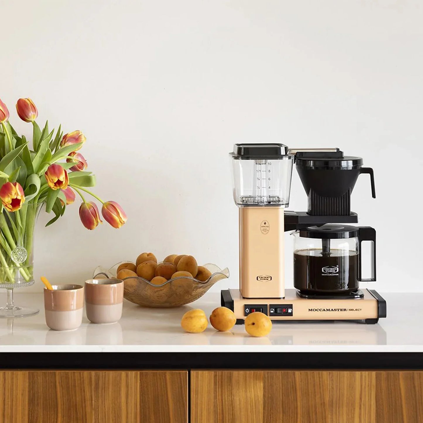 Technivorm Moccamaster - KBGV Select Brewer Glass Carafe Apricot - 53921