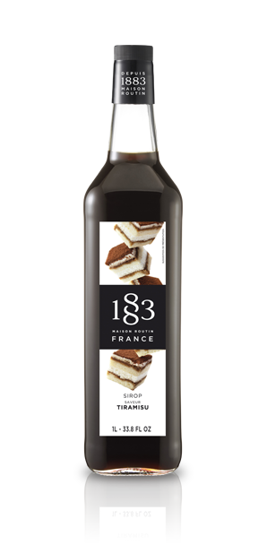 1883 Tiramisu Syrup 1L Glass Bottle
