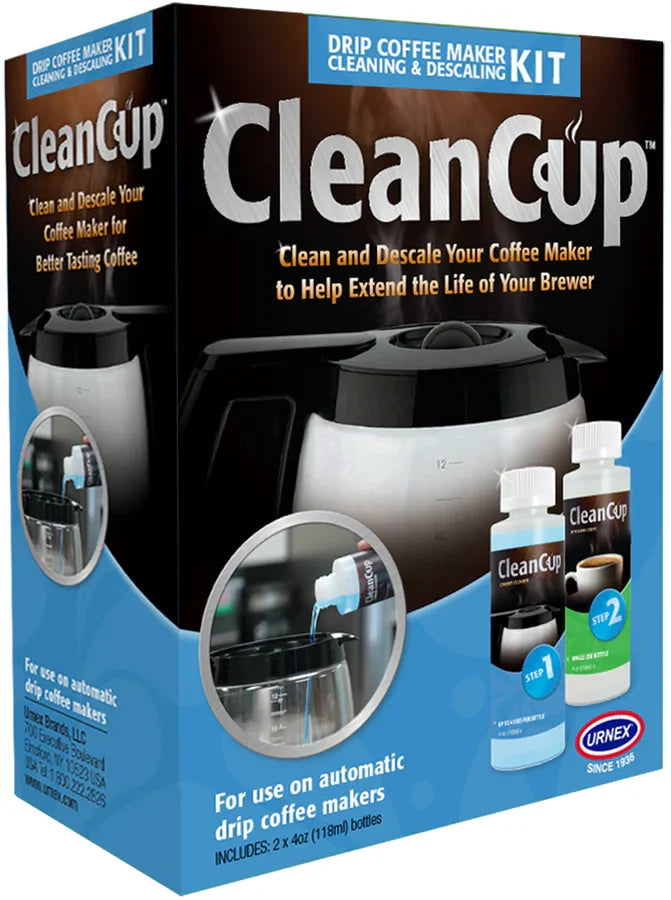 Urnex CleanCup DRIP Coffee Maker Cleaning & Descaling Kit