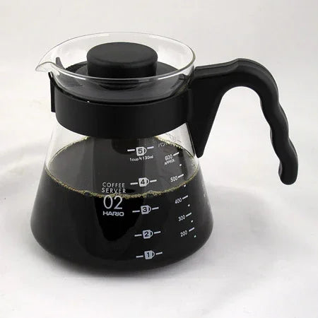 Hario V60 02 Coffee Server with Black Handle 700ml # VCS-02B