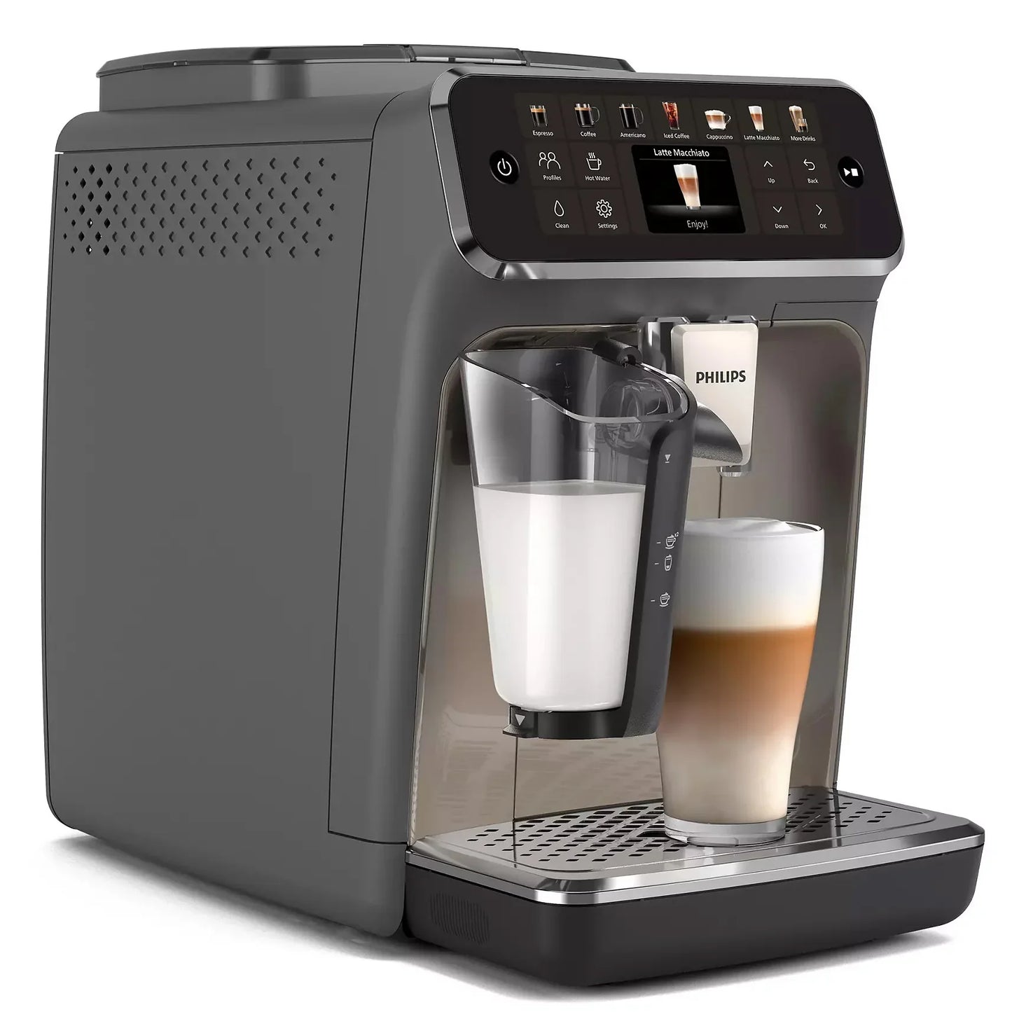 Philips / Saeco - 4400 LatteGo + Iced Coffee Superautomatic Espresso Machine - EP4447/90