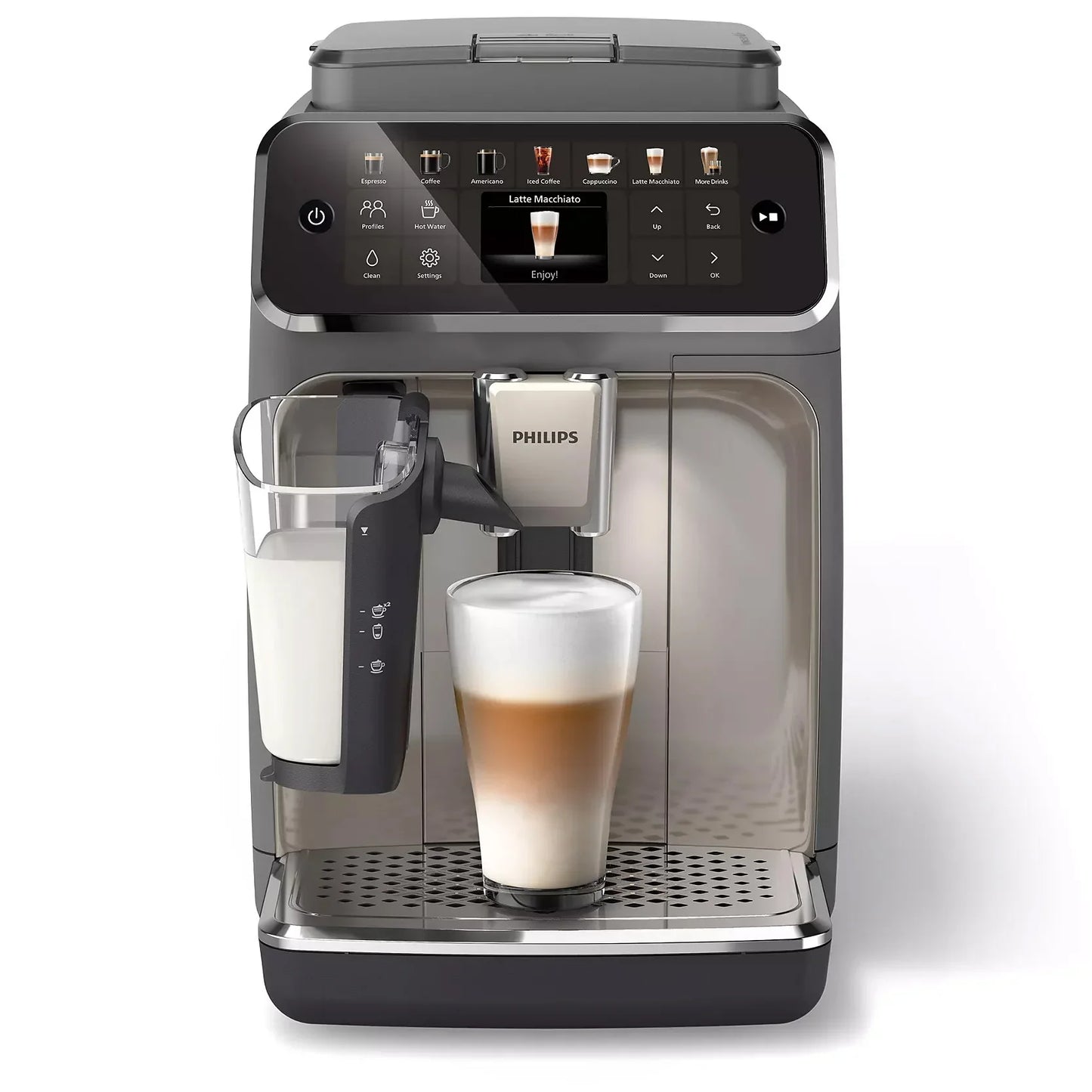 Philips / Saeco - 4400 LatteGo + Iced Coffee Superautomatic Espresso Machine - EP4447/90