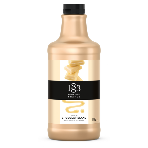 1883 White Chocolate Sauce Large 1.89L Bottle 1883 White Chocolate Sauce Large 1.89L Bottle