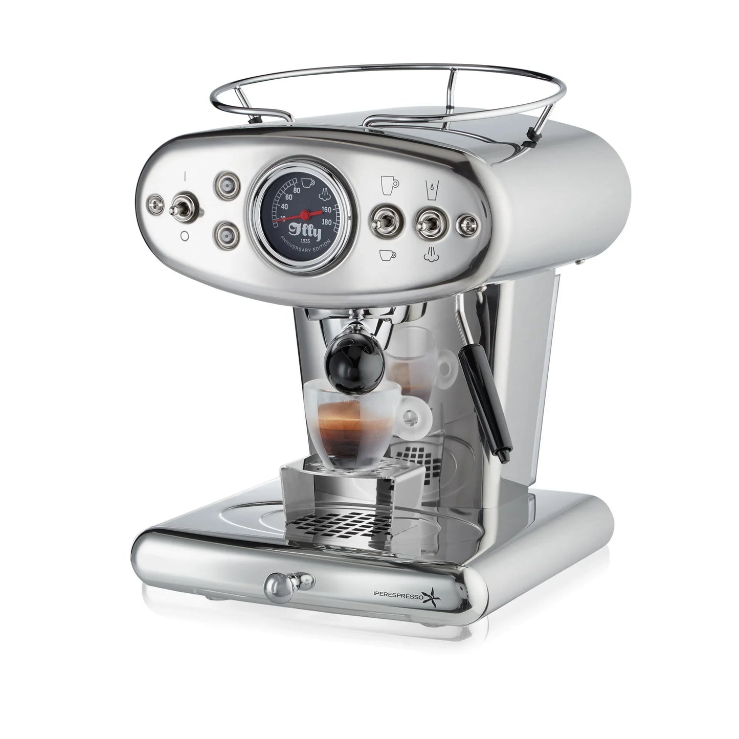 illy X1 iperEspresso Anniversary 1935 Machine by Francis Francis - Stainless Steel - 60254