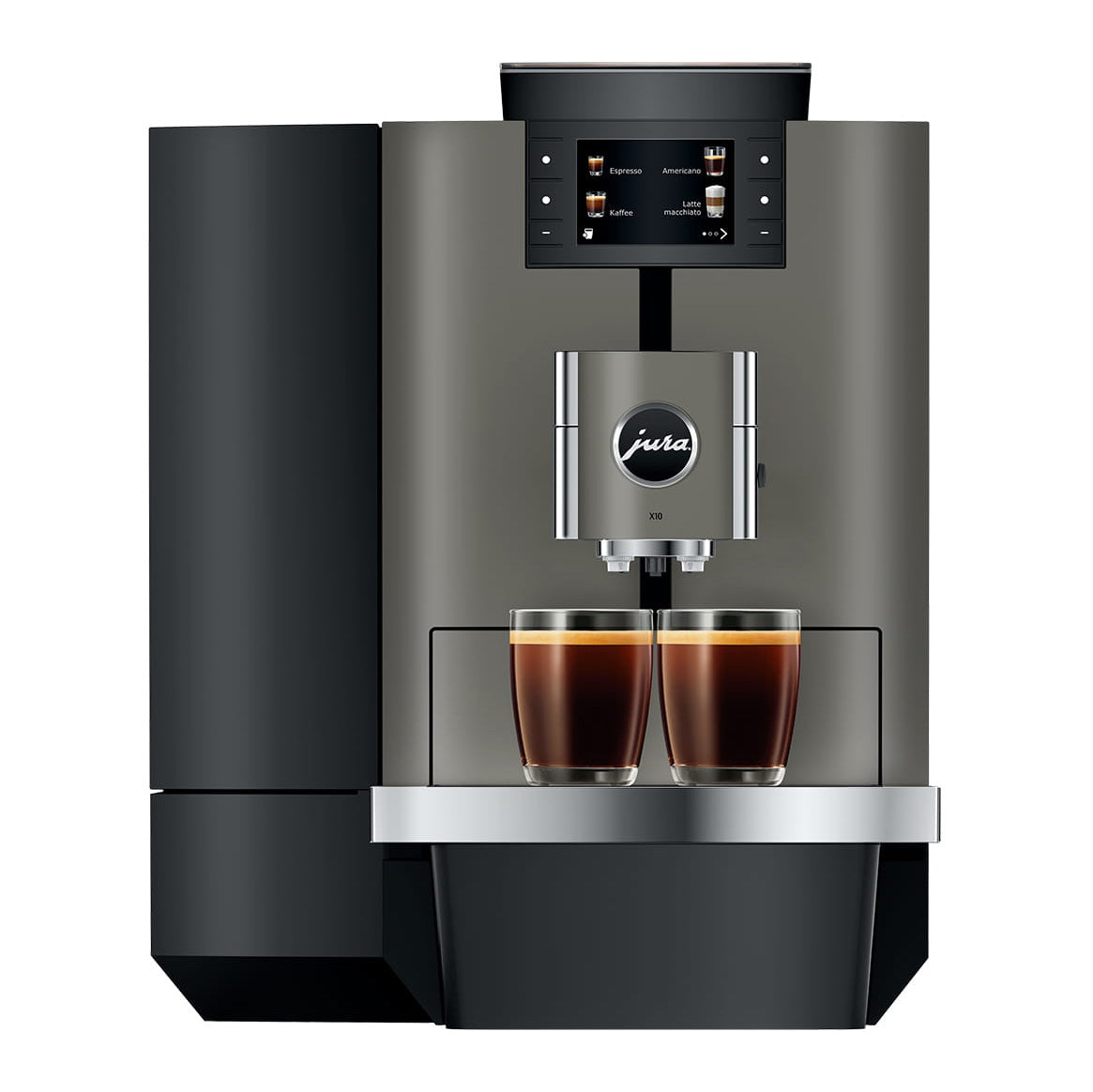 Jura - X10 Dark Inox Professional Superautomatic Espresso Machine - 15669