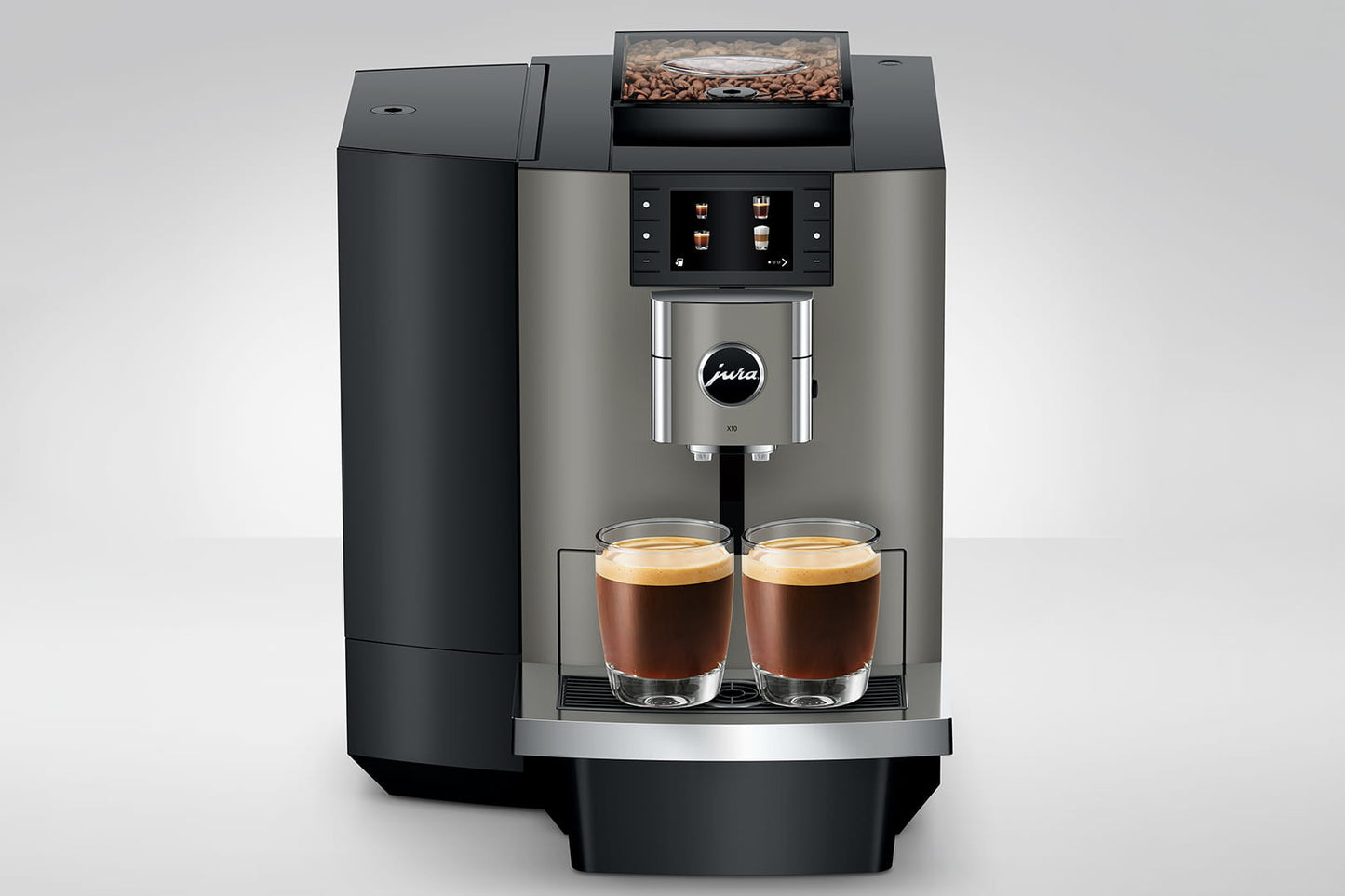 Jura - X10 Dark Inox Professional Superautomatic Espresso Machine - 15669