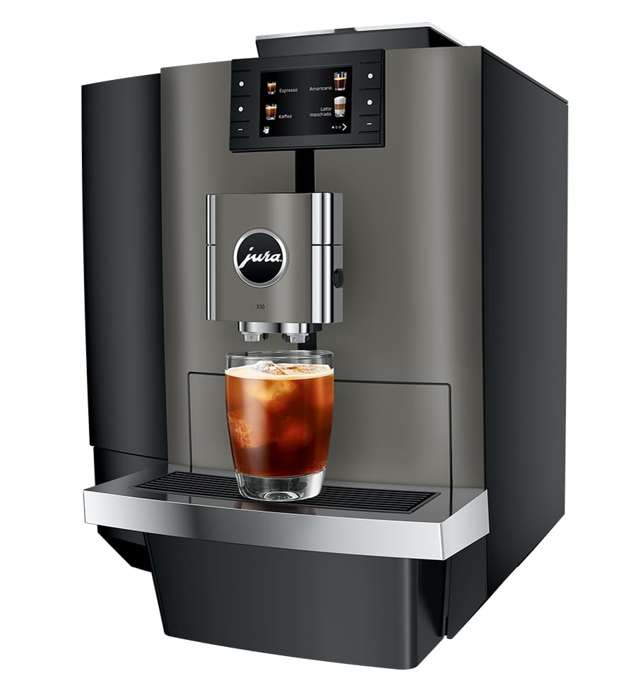 Jura - X10 Dark Inox Professional Superautomatic Espresso Machine - 15669