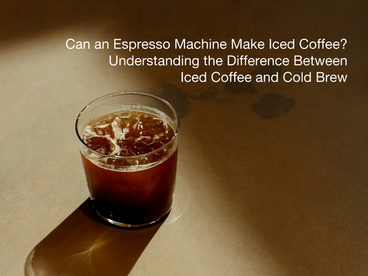 Can an Espresso Machine Make Iced Coffee? Understanding the Difference Between Iced Coffee and Cold Brew