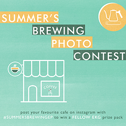 Summer's Brewing Photo Contest - Win a Fellow Stagg EKG Prize Pack!