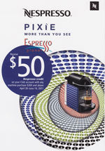 Nespresso $ 50.00 Mail In Coupon