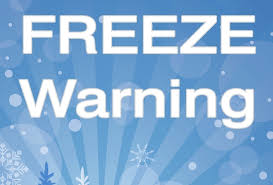 Winter Freezing Syrup Shipping Alert