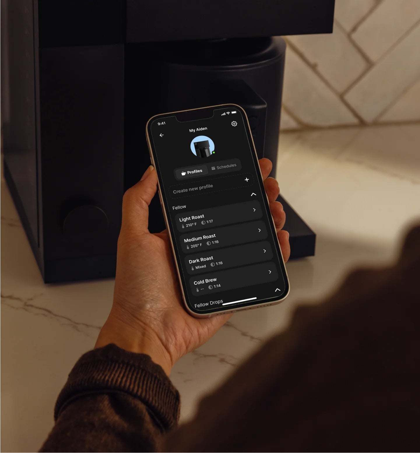 Fellow - Aiden Precision Coffee Maker Black - EBRMB-NA