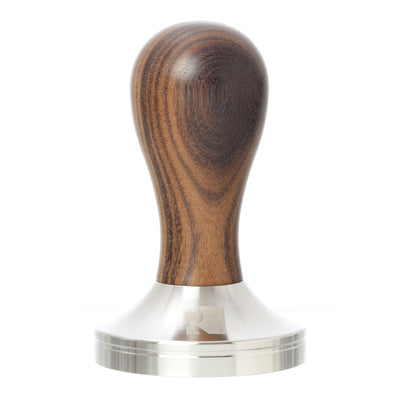 Revolution True Tamp 58.3mm Chacate Wood Handle Tamper, SS 304 base -- RV-TT58.3C