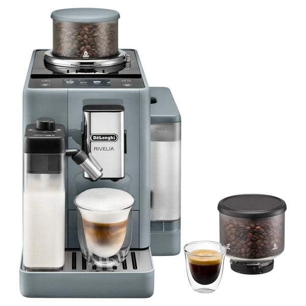 DeLonghi - Rivelia Bean to Cup Super Automatic Espresso Machine - Pebble Grey EXAM44055G