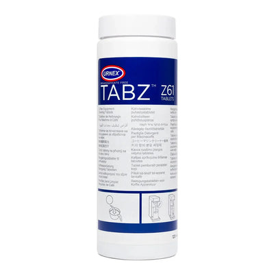 Urnex TABZ Z61 Coffee Equipment Cleaning Phosphate Free 120 Tablet Jar