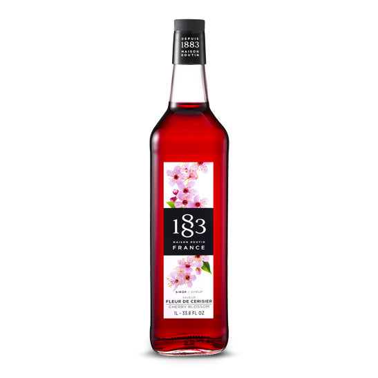 1883 Cherry Blossom Syrup 1L Glass Bottle