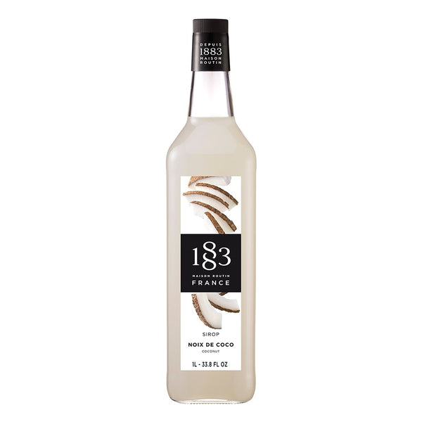 1883 Coconut Syrup 1L Glass Bottle