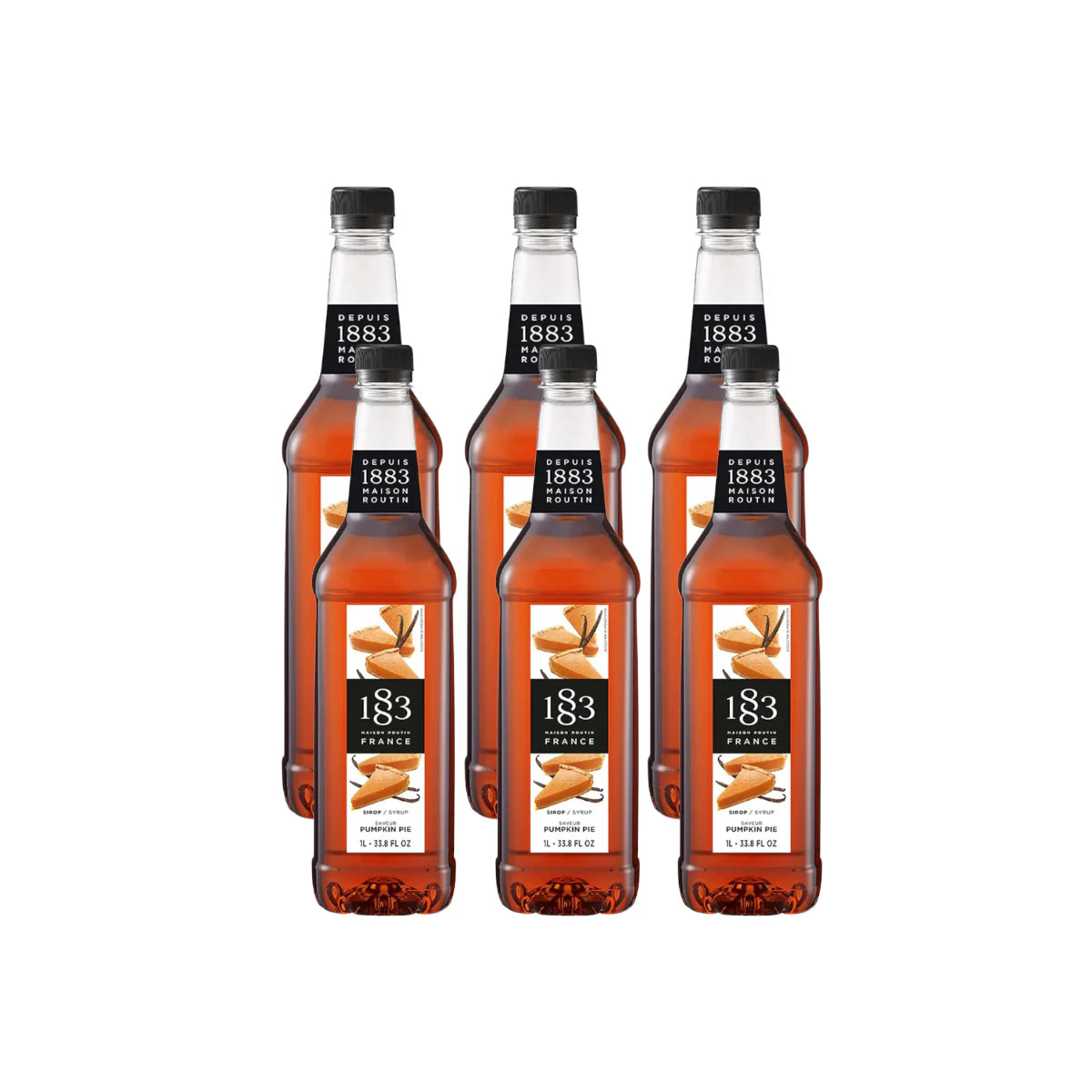 1883 Pumpkin Pie Syrup 1L Glass Bottle