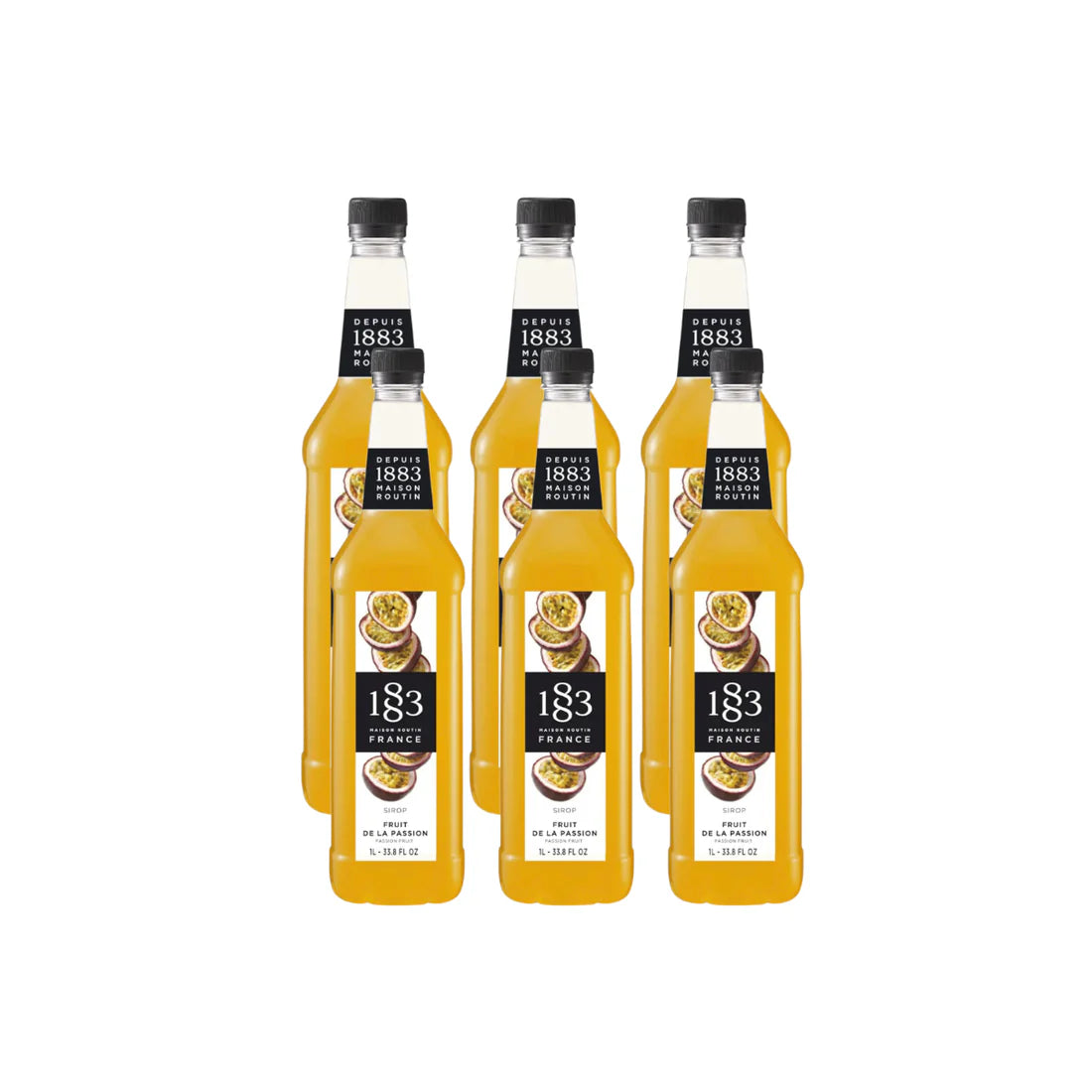 1883 Passion Fruit Syrup 1L Glass Bottle