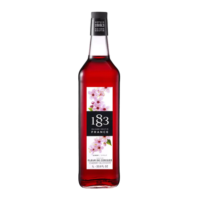 1883 Cherry Blossom Syrup 1L Glass Bottle