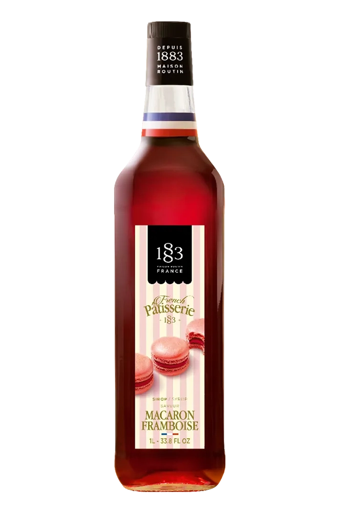 1883 French Patisserie - Macaron Framboise 1L Glass Bottle